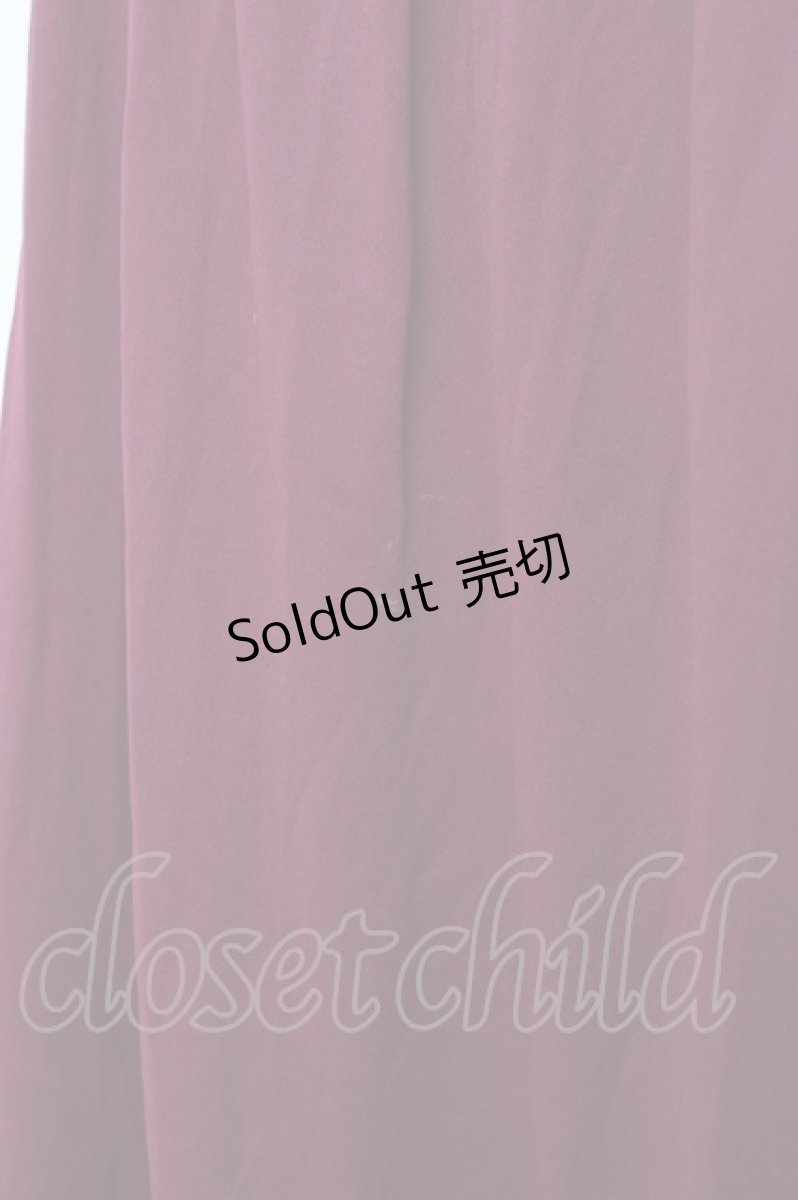 画像3: axes femme / レース重ねペチスカート M ワイン Y-26-03-16-189-AX-SK-SZ-ZY (3)