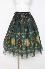 画像1: axes femme kawaii / 鍵柄スカート M グリーン Y-26-03-16-192-AX-SK-SZ-ZY (1)