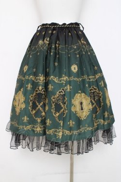 画像2: axes femme kawaii / 鍵柄スカート M グリーン Y-26-03-16-192-AX-SK-SZ-ZY