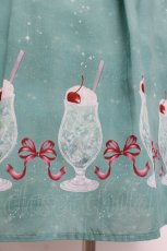 画像3: axes femme / クリームソーダ柄スカート F グリーン Y-26-03-16-193-AX-SK-SZ-ZY (3)