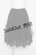 axes femme kawaii / チュール重ねスカート M 黒 Y-26-03-16-197-AX-SK-SZ-ZY