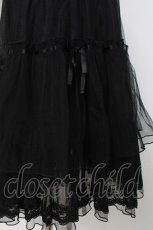 画像2: axes femme kawaii / チュール重ねスカート M 黒 Y-26-03-16-197-AX-SK-SZ-ZY (2)
