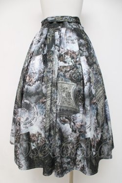 画像3: axes femme NOSTALGIE / 天使柄ジャガードロングスカート F グレー系 Y-26-03-16-201-AX-SK-SZ-ZY