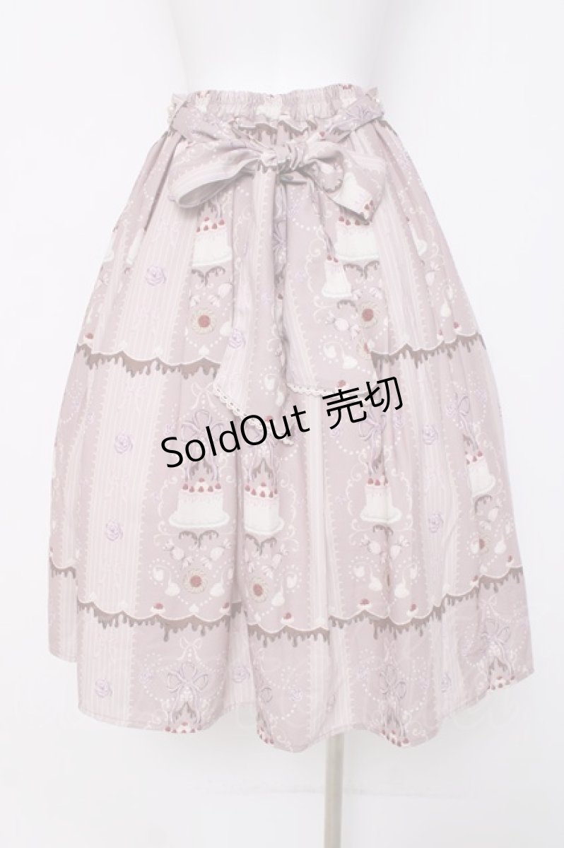 画像2: axes femme kawaii / お菓子柄スカート M ピンク Y-26-03-16-202-AX-SK-SZ-ZY (2)