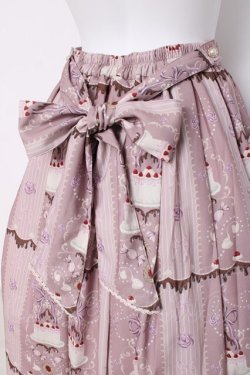 画像3: axes femme kawaii / お菓子柄スカート M ピンク Y-26-03-16-202-AX-SK-SZ-ZY