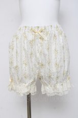 画像1: Kurumi Collaboration / Fairy’s Bouquetドロワーズ L 淡黄 Y-26-03-16-207-LO-PA-SZ-ZY (1)