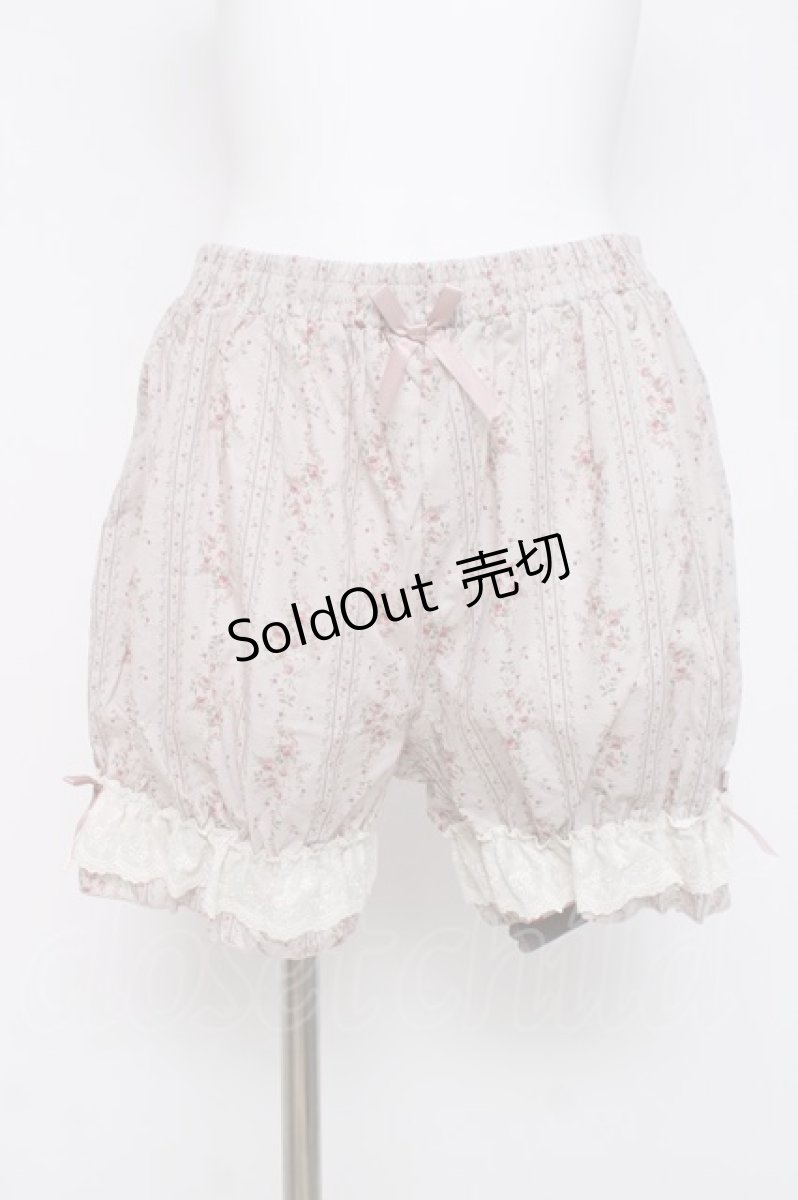 画像1: Kurumi Collaboration / Fairy’s Bouquetドロワーズ L 淡桃 Y-26-03-16-208-LO-PA-SZ-ZY (1)