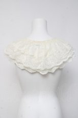 画像3: m petit by misako / AMレース付け襟  白 Y-26-03-16-028-LO-ZA-SZ-ZY (3)