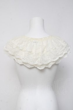 画像3: m petit by misako / AMレース付け襟  白 Y-26-03-16-028-LO-ZA-SZ-ZY