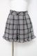 画像1: evelyn / チェックショートパンツ  グレー Y-26-03-16-210-LO-PA-SZ-ZY (1)