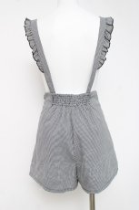 画像3: evelyn / ボックスサスペンダーキュロット F 黒 Y-26-03-16-211-LO-PA-SZ-ZY (3)