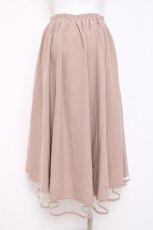 画像2: axes femme / フロントジップイレヘムスカート F ベージュ Y-26-03-16-214-AX-TO-SZ-ZS (2)