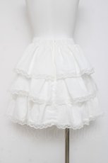 画像2: An MILLE / フリルレイヤードミニスカート  白 Y-26-03-16-215-EL-SK-SZ-ZY (2)