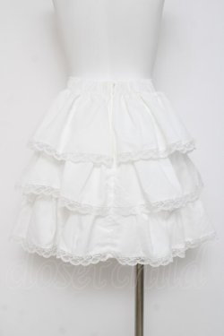 画像2: An MILLE / フリルレイヤードミニスカート  白 Y-26-03-16-215-EL-SK-SZ-ZY