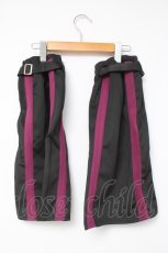 画像2: DearMyLove / ジャージ風レッグカバー  黒 Y-26-03-16-029-EL-ZA-SZ-ZY (2)