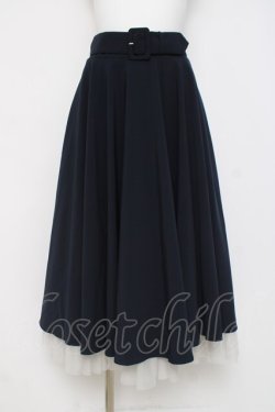 画像1: an another angelus / パニエサーキュラースカート F ネイビー Y-26-03-16-217-CA-SK-SZ-ZY
