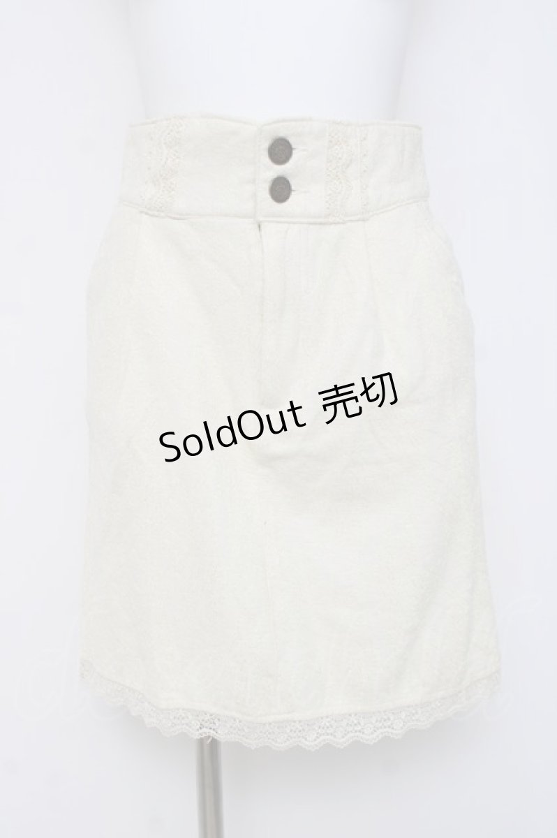 画像1: axes femme / バックリボンタイトスカート M 生成り Y-26-03-16-219-AX-SK-SZ-ZS (1)