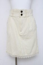 画像1: axes femme / バックリボンタイトスカート M 生成り Y-26-03-16-219-AX-SK-SZ-ZS (1)