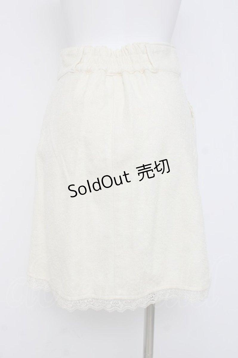 画像2: axes femme / バックリボンタイトスカート M 生成り Y-26-03-16-219-AX-SK-SZ-ZS (2)