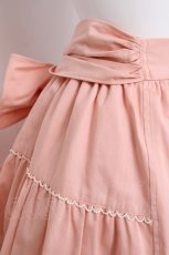 画像4: Heart E / サイドティアードバックリボンスカート  ピンク Y-26-03-16-221-LO-SK-SZ-ZY (4)