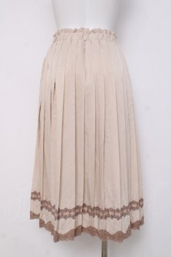 画像2: axes femme / サテンプリーツロングスカート M 生成り Y-26-03-16-223-AX-SK-SZ-ZY