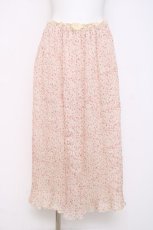 画像1: LIZ LISA / 小花柄プリーツスカート 0 オフ白 Y-26-03-16-225-LO-SK-SZ-ZY (1)