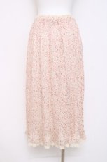 画像2: LIZ LISA / 小花柄プリーツスカート 0 オフ白 Y-26-03-16-225-LO-SK-SZ-ZY (2)