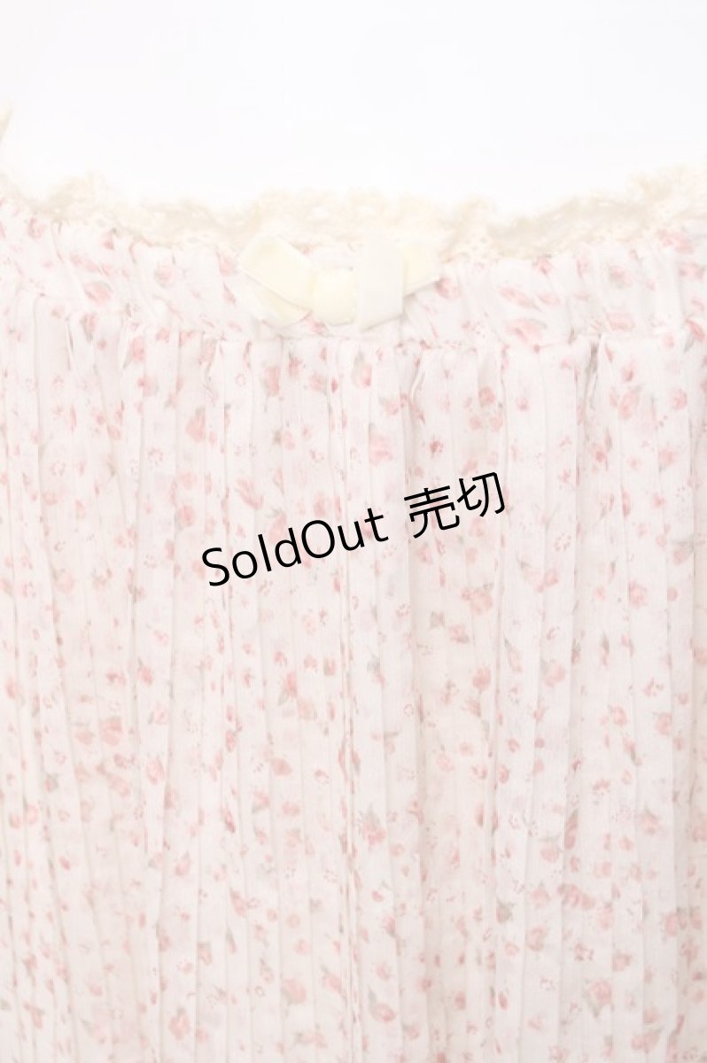 画像3: LIZ LISA / 小花柄プリーツスカート 0 オフ白 Y-26-03-16-225-LO-SK-SZ-ZY (3)