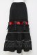 画像2: ROMANTIC NEUROSIS / ZIPデザインベルトロングスカート  黒/赤 Y-26-03-16-227-PU-SK-SZ-ZY (2)