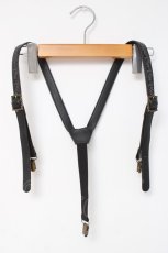 画像1: axes femme / 薔薇モチーフ刺繍サスペンダー  黒 Y-26-03-16-032-AX-ZA-SZ-ZY (1)