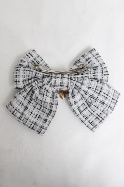 画像3: couture BY ROJITA / ツイードバレッタ  白 Y-26-03-16-033-LO-ZA-SZ-ZY