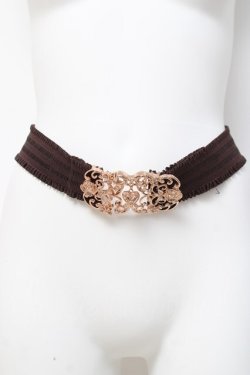 画像2: axes femme / ハートチャームゴムベルト  ゴールド Y-26-03-16-035-AX-ZA-SZ-ZY