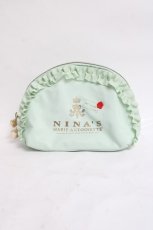 画像1: m petit by misako / NINA’Sコラボポーチ  淡緑 Y-26-03-16-036-LO-ZA-SZ-ZT387 (1)