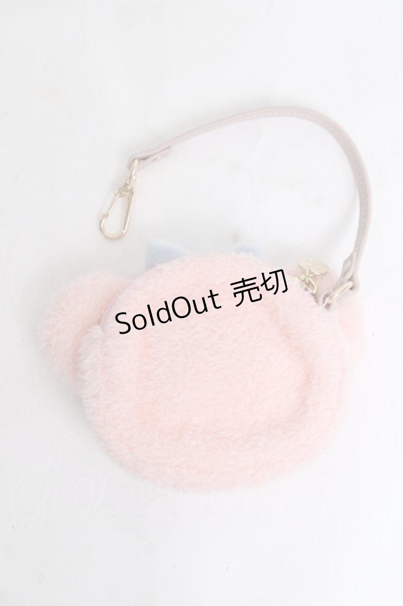 画像2: Maison de FLEUR / Little Twin Starsパフ&ポフポーチ  ピンク Y-26-03-16-037-LO-ZA-SZ-ZY (2)