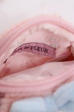画像3: Maison de FLEUR / Little Twin Starsパフ&ポフポーチ  ピンク Y-26-03-16-037-LO-ZA-SZ-ZY (3)