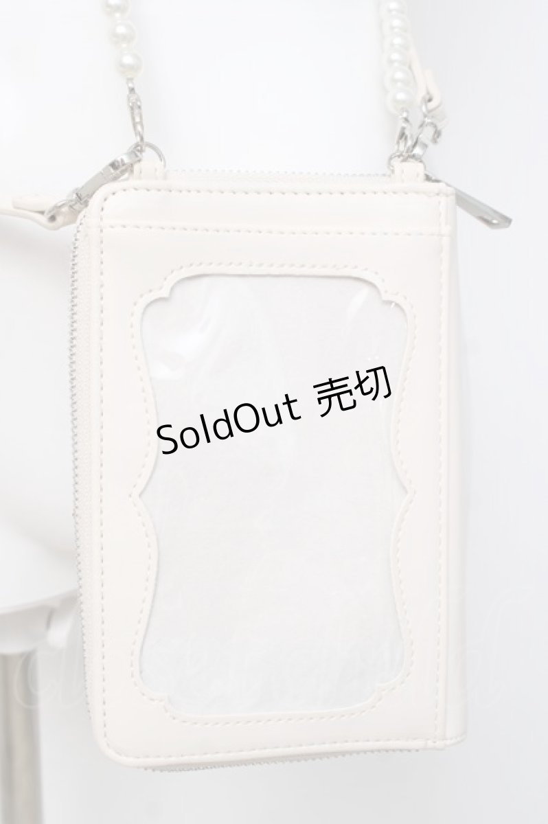 画像3: axes femme POETIQUE / レースアップスマホポシェット  生成り Y-26-03-16-038-AX-ZA-SZ-ZY (3)