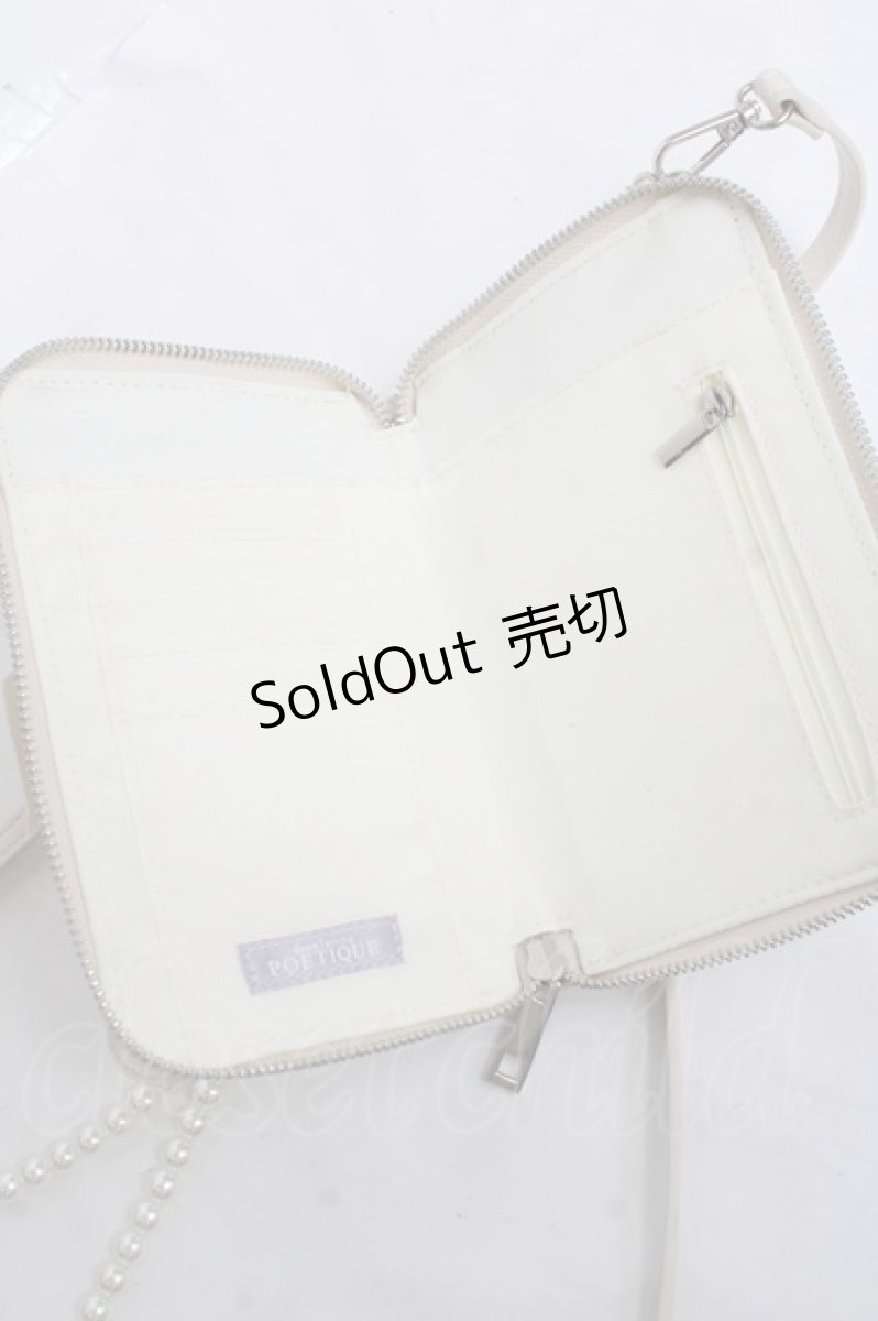 画像4: axes femme POETIQUE / レースアップスマホポシェット  生成り Y-26-03-16-038-AX-ZA-SZ-ZY (4)