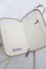 画像4: axes femme POETIQUE / レースアップスマホポシェット  生成り Y-26-03-16-038-AX-ZA-SZ-ZY (4)