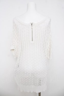 画像2: axes femme / 前後２ＷＡＹジップニット F 白 Y-26-03-18-045-AX-TO-SZ-ZY