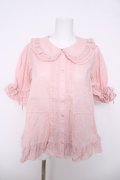 Chalmiere / クラシックコットンブラウス M ピンク Y-26-03-18-006-LO-BL-SZ-ZY