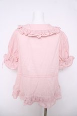 画像2: Chalmiere / クラシックコットンブラウス M ピンク Y-26-03-18-006-LO-BL-SZ-ZY (2)