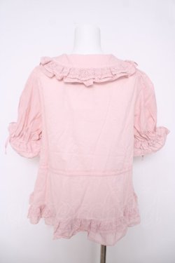 画像2: Chalmiere / クラシックコットンブラウス M ピンク Y-26-03-18-006-LO-BL-SZ-ZY