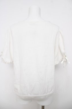 画像2: axes femme / ローズ刺繍カットカーディガン M 白 Y-26-03-18-055-AX-TO-SZ-ZY