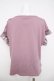 画像2: axes femme / 立体花モチーフレースＴシャツ M パープル Y-26-03-18-057-AX-TS-SZ-ZY (2)