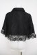 画像2: Rojita / レースケープスプリングポンチョ  黒 Y-26-03-18-060-LO-TO-SZ-ZY (2)