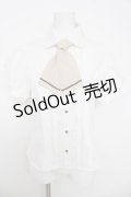 Kurumi Collaboration / マリンアカデミアブラウス M 白 Y-26-03-18-063-LO-BL-SZ-ZY