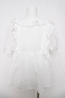 画像2: Chalmiere / ネグリジェブラウス M 白 Y-26-03-18-007-LO-BL-SZ-ZY