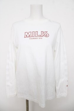 画像1: MILK / Torte ロゴ tee  ホワイト Y-26-03-18-065-ML-TS-SZ-ZY