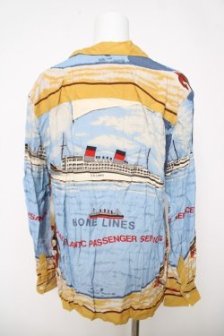 画像2: INGEBORG / 航海柄シャツ  イエロー Y-26-03-18-081-LO-BL-SZ-ZY