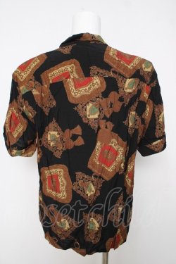 画像2: INGEBORG / タッセル柄シャツ  黒 Y-26-03-18-082-LO-BL-SZ-ZY